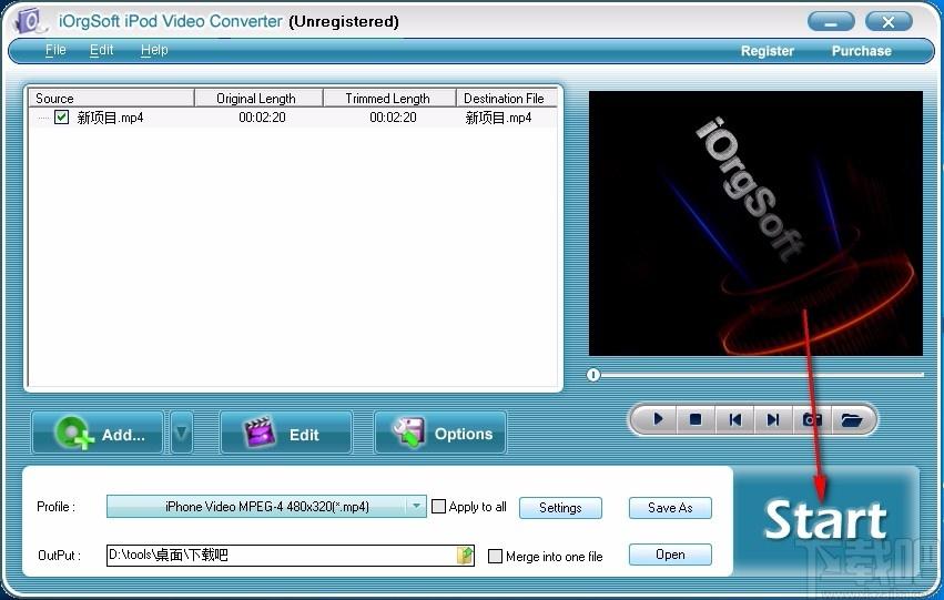iOrgSoft iPod Video Converter下载,iPod视频格式转换器